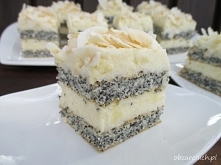 ciasto makowo - kokosowe