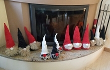 świąteczne skrzaty ze szmatek krok po kroku