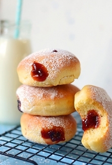 Fit pączki z piekarnika