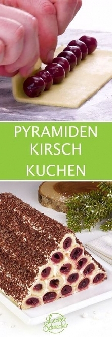 Krucha piramida z wiśniami Przepis+film w komentarzu