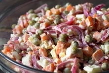 Sałatka cebulowa II (z czerwonej cebuli)