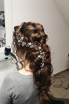 Moja fryzura ślubna. :)