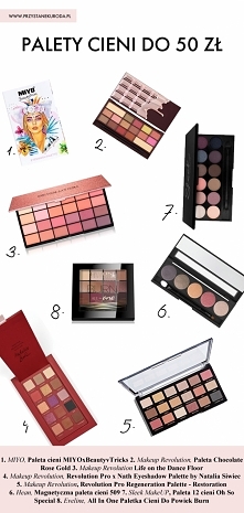 Palety cieni do 50 zł - jakie kupić?