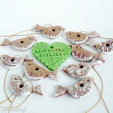 Świateczne zawieszki ptaszki. KOLEKCJA WEIHNACHTEN