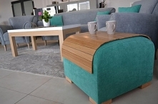 Pufa Mia z nadkładką