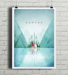 Kanada - vintage plakat A3