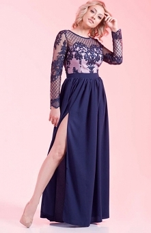 Antall Debi sukienka wieczorowa Przepiękna wieczorowa sukienka najlepiej sprawdzi się podczas wyjątkowych okazji i wielkich wyjść, góra dopasowana pokryta została piękna koronką...