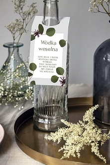 Zawieszka na alkohol Eukaliptus z kwiatem