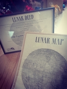 Kosmiczny pomysł na prezent!! :o
Działka na Księżycu może być Twoja już dziś. :)
Prezent wyjątkowy nie tylko na Gwiazdkę i nie tylko dla fanów kosmosu.

Ja zamawiałam stąd:
www....