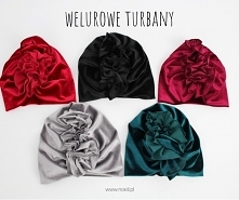 welurowy turban