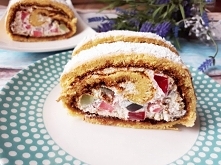 Rolada z galaretkami i śmie...