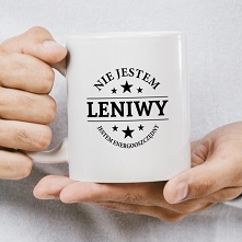 Kubek z nadrukiem
Nie jestem leniwy - Jestem energooszczędny