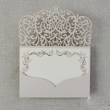 Szare zaproszenie ślubne Aż...