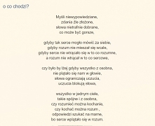 " o co chodzi?"

zapraszam na mojego bloga  
ukrytezakryte.blogspot.com/