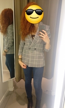 Pomocy! poszukuję takiej marynarki. Dokładnie ta jest z H&M, lecz niestety nie ma juz mojego rozmiaru 