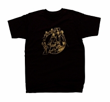 Koszulka AVENGERS marvel - bluzka ze złotym logo filmu Avengers i postaciami - bohaterami marvela m.in Stark, Thor, Czarna Wdowa, Hulk i inni superbohaterowie. kultowa bluzka z ...