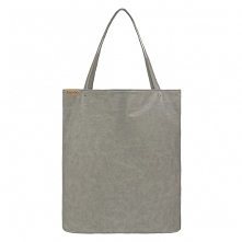 Shopper XL torba szara na zamek