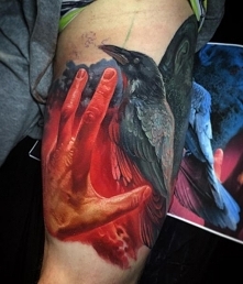 amaizing crow tattoo