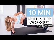 10 MIN AB WORKOUT - Bye Bye Muffin Top // No Equipment | Pamela Rf