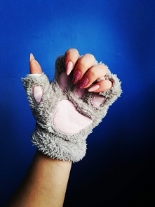 Kocie rękawiczki bez palców