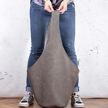 Short Boogi Bag brązowa lekko przecierana