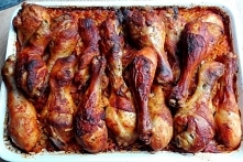 Pałki pieczone na ryżu -szybki obiad