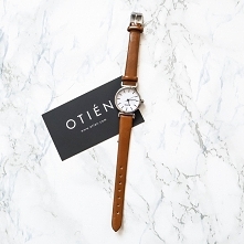 Karmelowy zegarek damski z małą tarczą :)