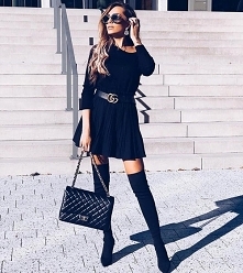 Zimowe stylizacje z kozakami