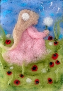 Dziewczynka z dmuchawcem