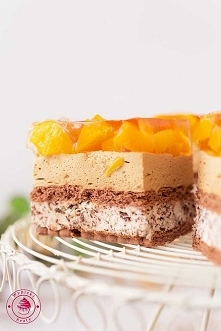 Ciasto czekoladowo-brzoskwiniowe - Najlepszy przepis - Wypieki Beaty