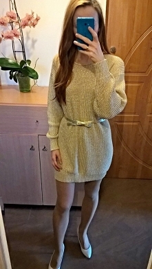 Sweterkowa sukienka od Emilly7 z 11 lutego - najlepsze stylizacje i ciuszki