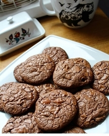 ciastka brownie, pyszności 