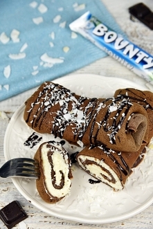 Nalesniki BOUNTY w wersji FIT