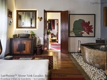 Umywalki i wanny z kamienia naturalnego, wanna z kamienia i umywalka kaienna