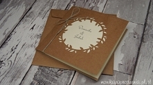 Rustykalne zaproszenia ślubne