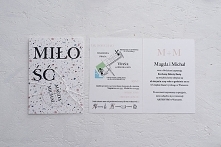 Zaproszenie ślubne MIŁOŚĆ TERRAZZO IV