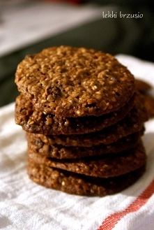 Ciastka owsiane czekoladowe