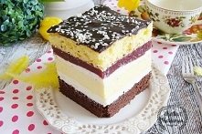 Cudaczek serowo wisniowy z kremem