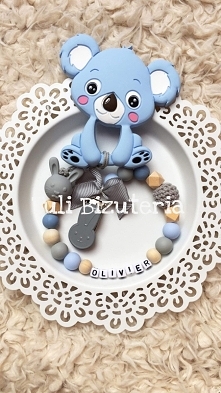 Zawieszka do smoczka z imieniem dziecka, zapraszam na fanpage Tuli Biżuteria 