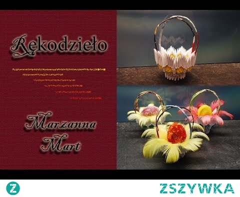 koszyczek z origami