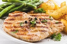 Grillowany stek z indyka z warzywami