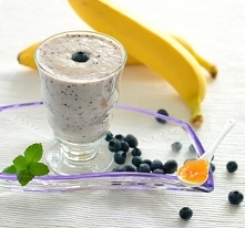 Koktajl borówkowo-bananowy