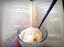 Waniliowe lody ryżowe bez jajek.