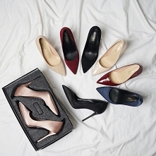 Piękne Szampan Buty Ślubne 2019 Skórzany 10 cm Szpilki Szpiczaste Ślub Czółenka