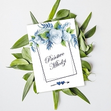 Kartka Ślubna "Blue"