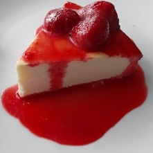 sernik bez cukru z truskawkami