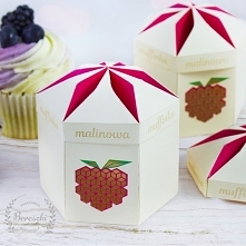 Projekt opakowania na muffinki 