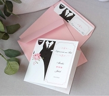 zaproszenia ślubne pudrowy ...
