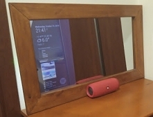 takie elelktroniczno użytkowe lustro zrobił sam mój nastoletni syn -krok po kroku