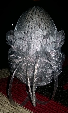 Jajo wielkanocne w srebrze